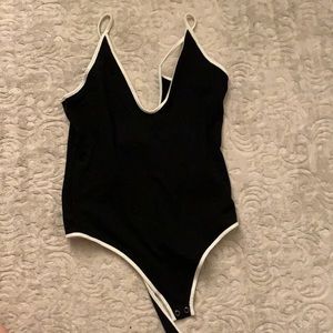 [S] Express Black Bodysuit